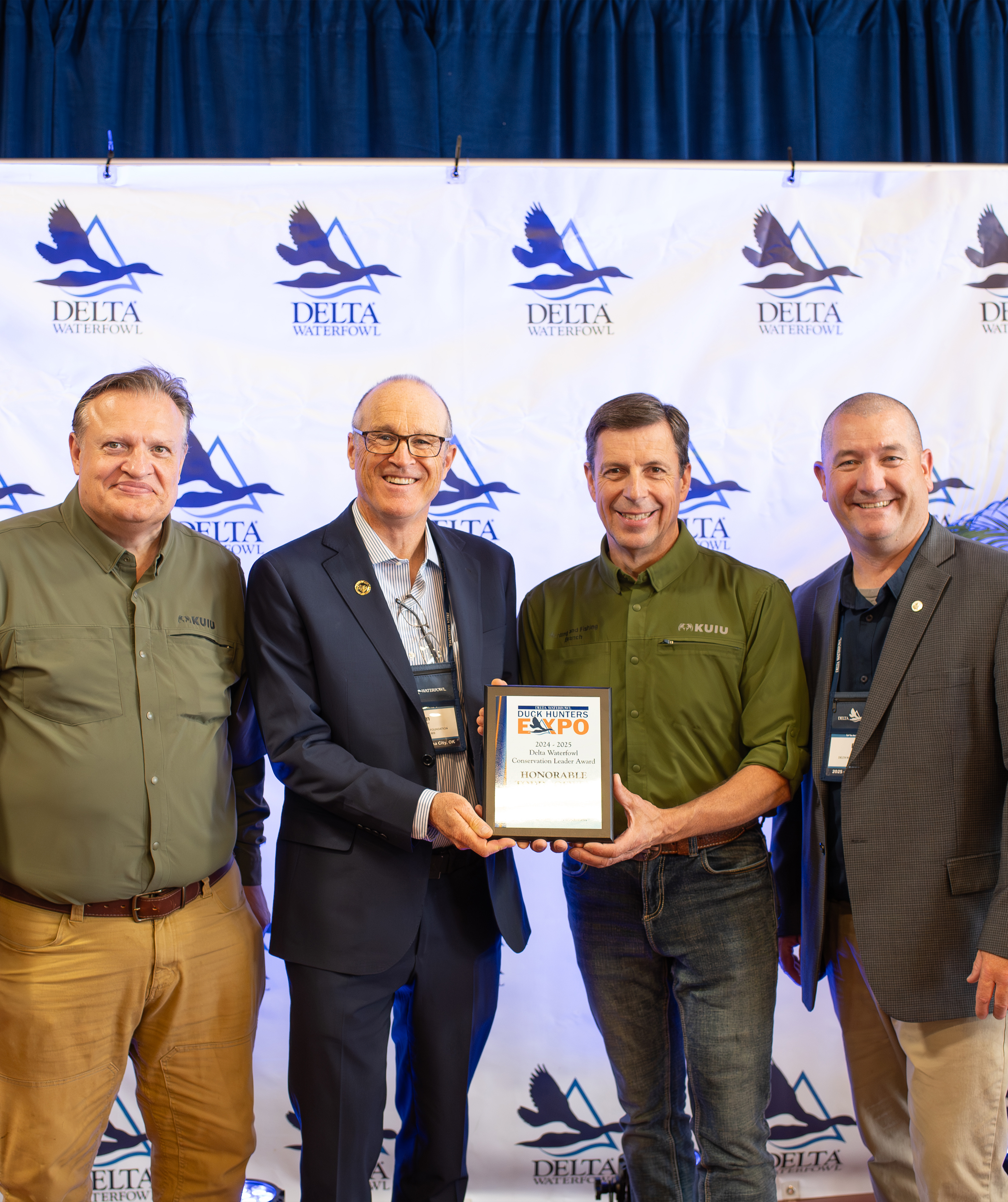 Champions of Delta Luncheon - Jim Fisher presenting award