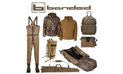 Banded Prize Package - waders, jackets, backpack, gun case, blind
