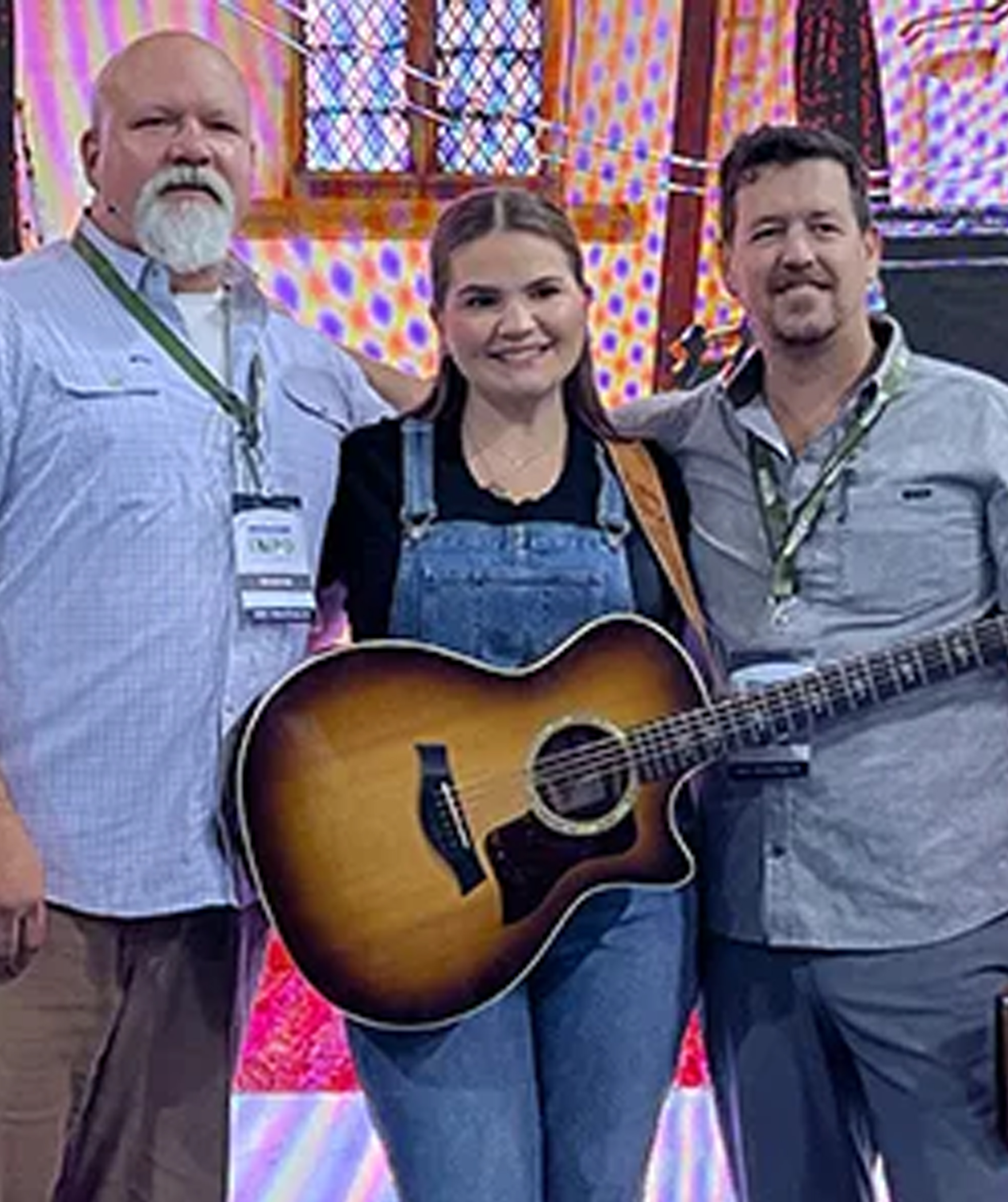 Delta Waterfowl Duck Hunters Expo Church Service - singer with guitar
